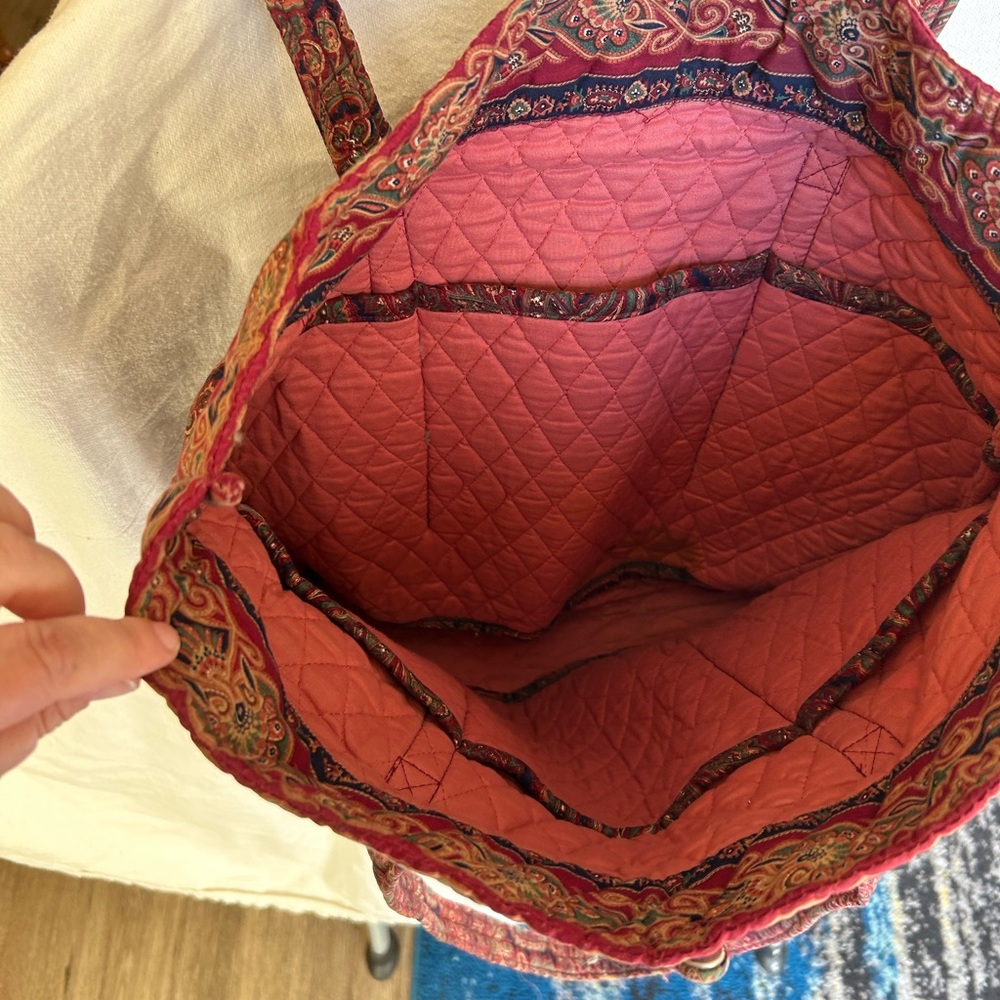 Vera Bradley Tote - paisley 1987 - Picture 7 of 10